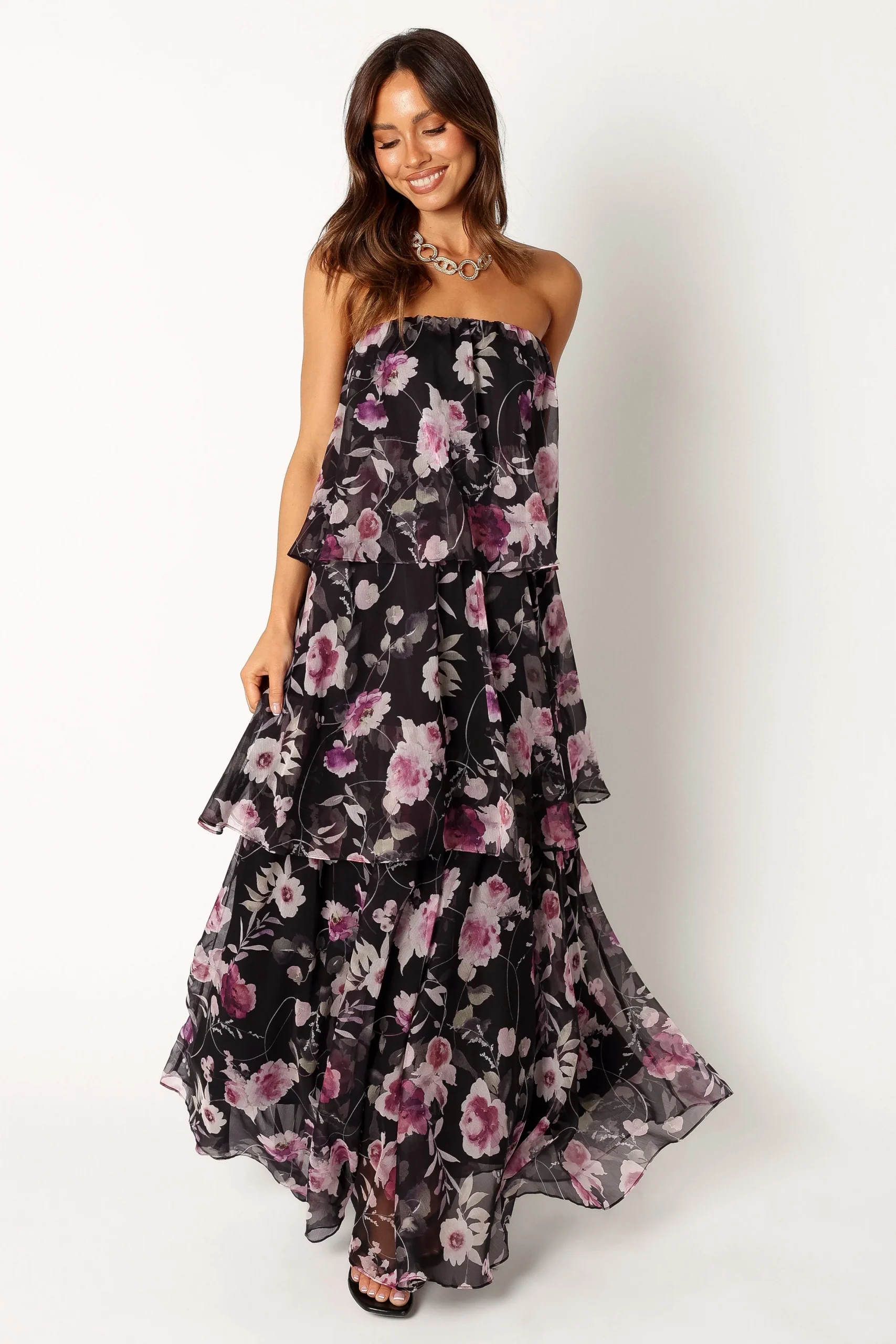 Bloom Strapless Maxi Dress